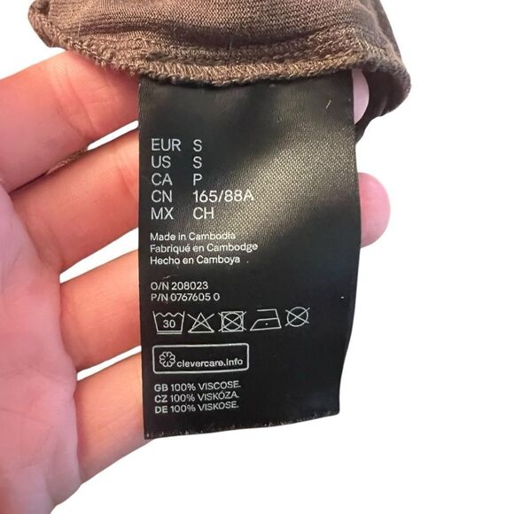 3 for $30! H&M basic green midi dress - Picture 4 of 8